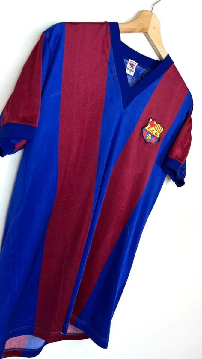 1979/80 Barcelone Domicile - Rexach 15 *PORTÉ* (M) - Iconic Football Shop