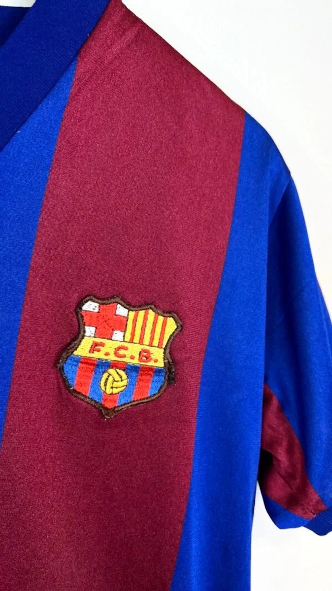1979/80 Barcelone Domicile - Rexach 15 *PORTÉ* (M) - Iconic Football Shop