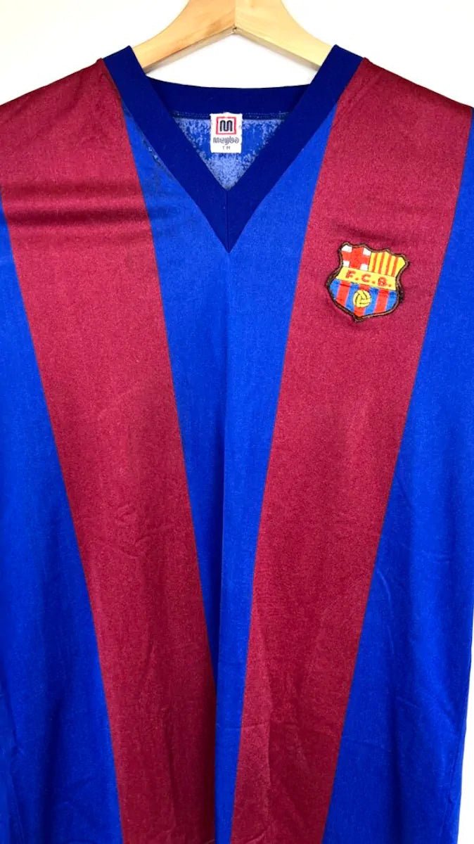 1979/80 Barcelone Domicile - Rexach 15 *PORTÉ* (M) - Iconic Football Shop