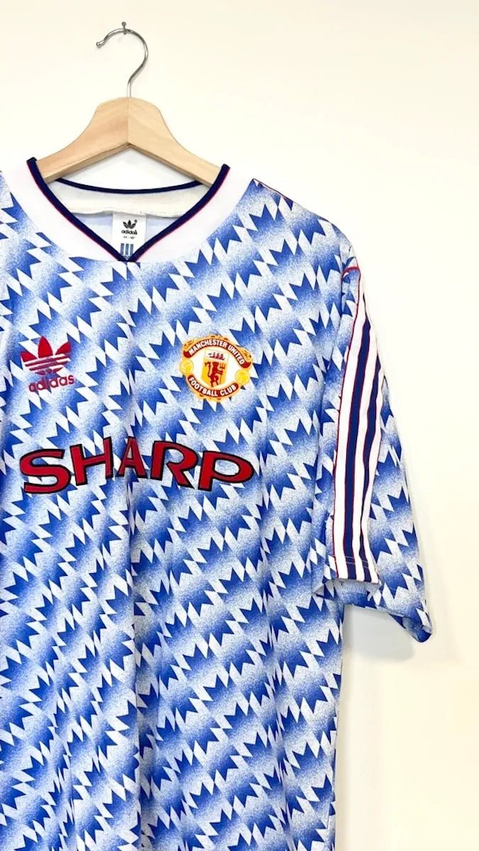 1990/92 Manchester United Extérieur (XL) - Iconic Football Shop