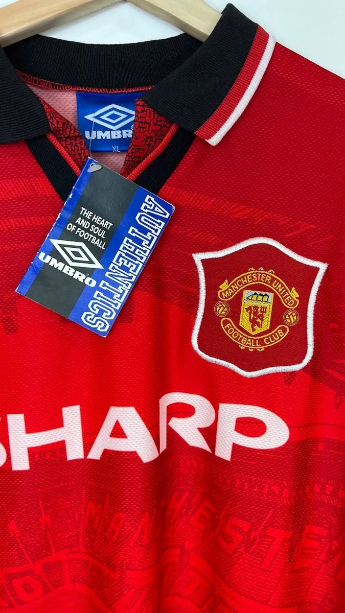 1994/96 Manchester United Domicile (XL) - Iconic Football Shop