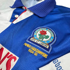 1995/96 Blackburn Rovers Domicile (2XL) - Iconic Football Shop