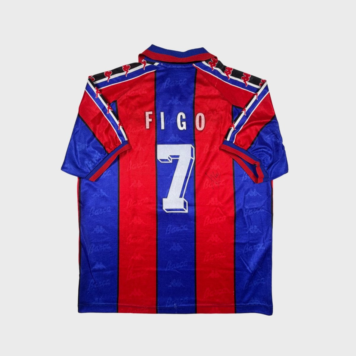 1995/97 Barcelone Domicile *SIGNÉ FIGO* (L) - Iconic Football Shop