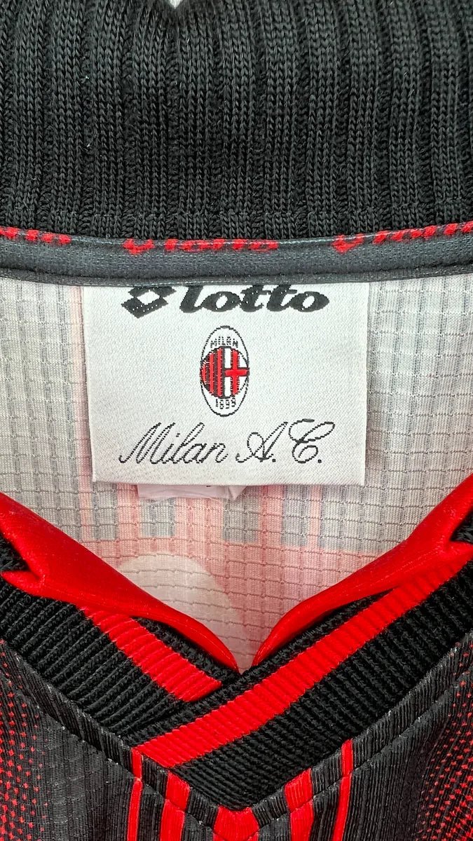 1997/98 AC Milan Fourth - Ibou 13 *PRÉPARÉ/PORTÉ* (XL) - Iconic Football Shop