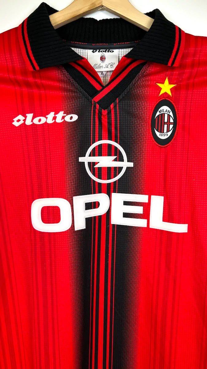 1997/98 AC Milan Fourth - Ibou 13 *PRÉPARÉ/PORTÉ* (XL) - Iconic Football Shop