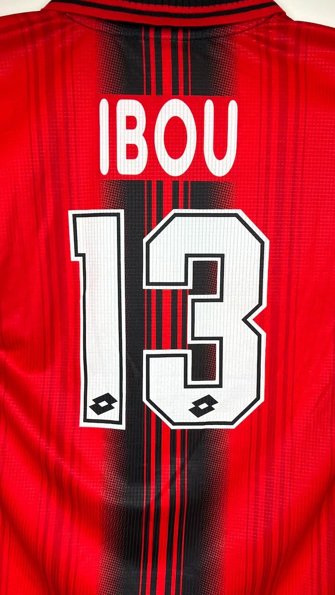 1997/98 AC Milan Fourth - Ibou 13 *PRÉPARÉ/PORTÉ* (XL) - Iconic Football Shop