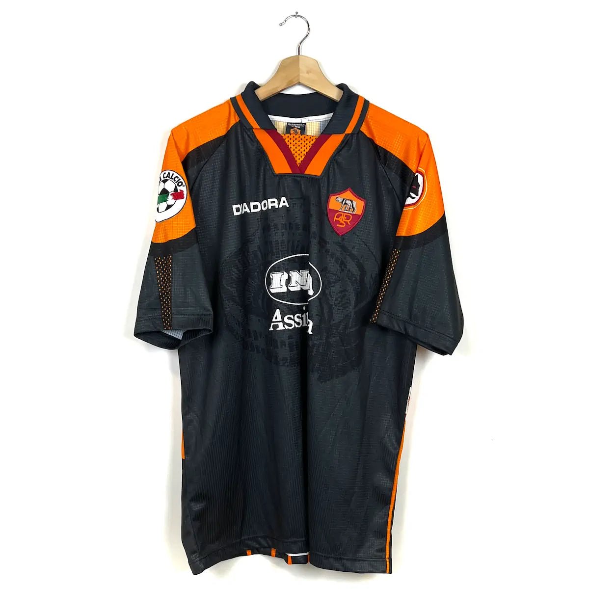 1997/98 AS Roma Third - Candela 5 *PRÉPARÉ/PORTÉ* (XL) - Iconic Football Shop