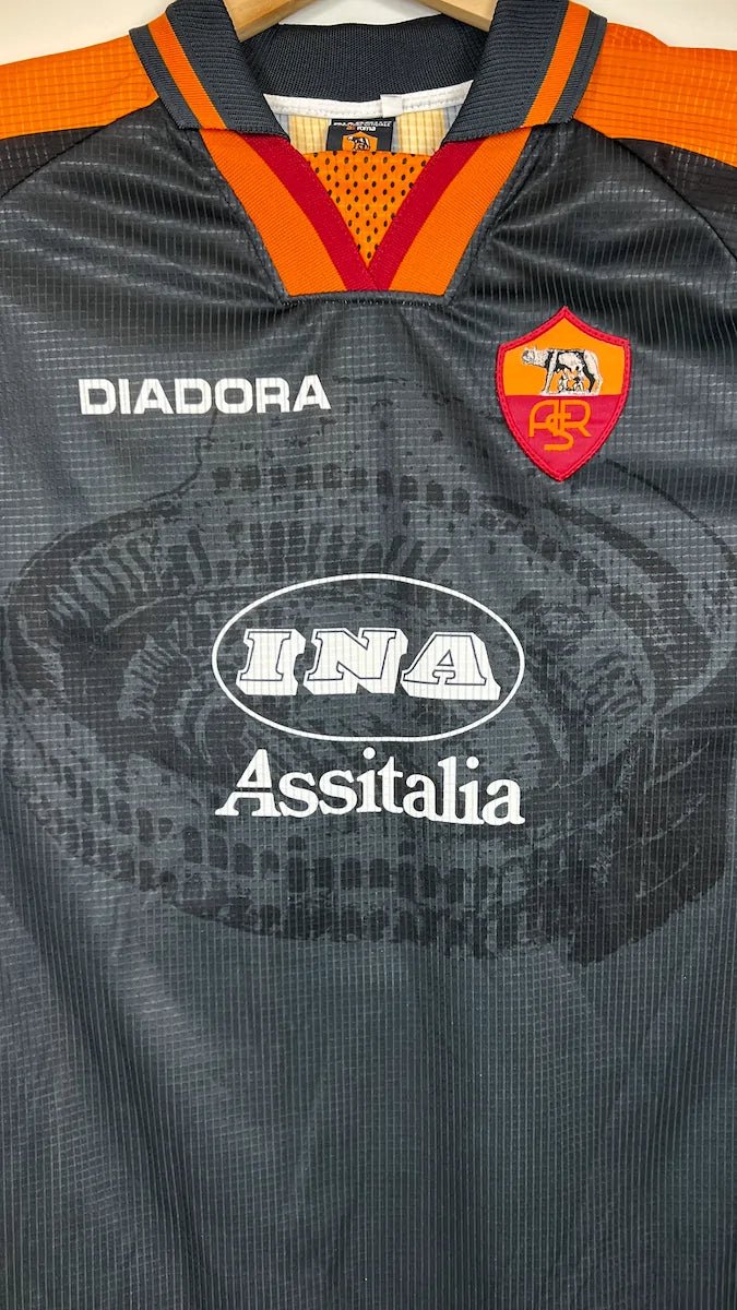 1997/98 AS Roma Third - Candela 5 *PRÉPARÉ/PORTÉ* (XL) - Iconic Football Shop