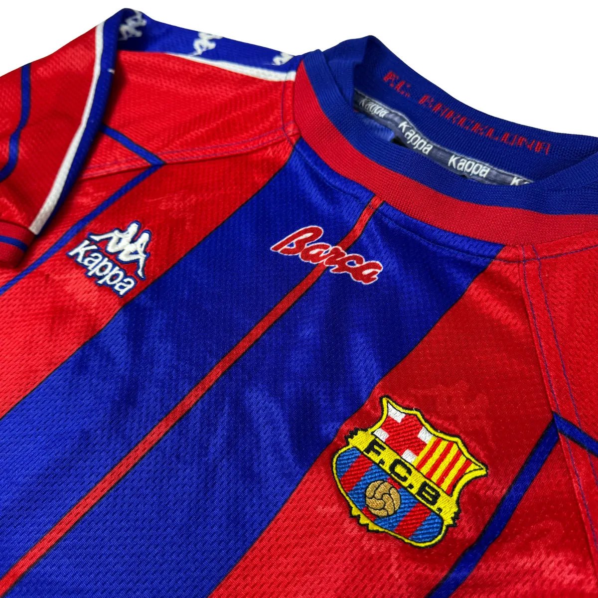 1997/98 Barcelone Domicile *COMPLET* (XL) - Iconic Football Shop