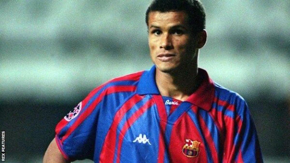 1997/98 Barcelone Domicile - Rivaldo 11 *CHAMPIONS LEAGUE* (M) - Iconic Football Shop
