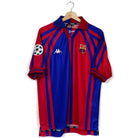 1997/98 Barcelone Domicile - Rivaldo 11 *CHAMPIONS LEAGUE* (M) - Iconic Football Shop