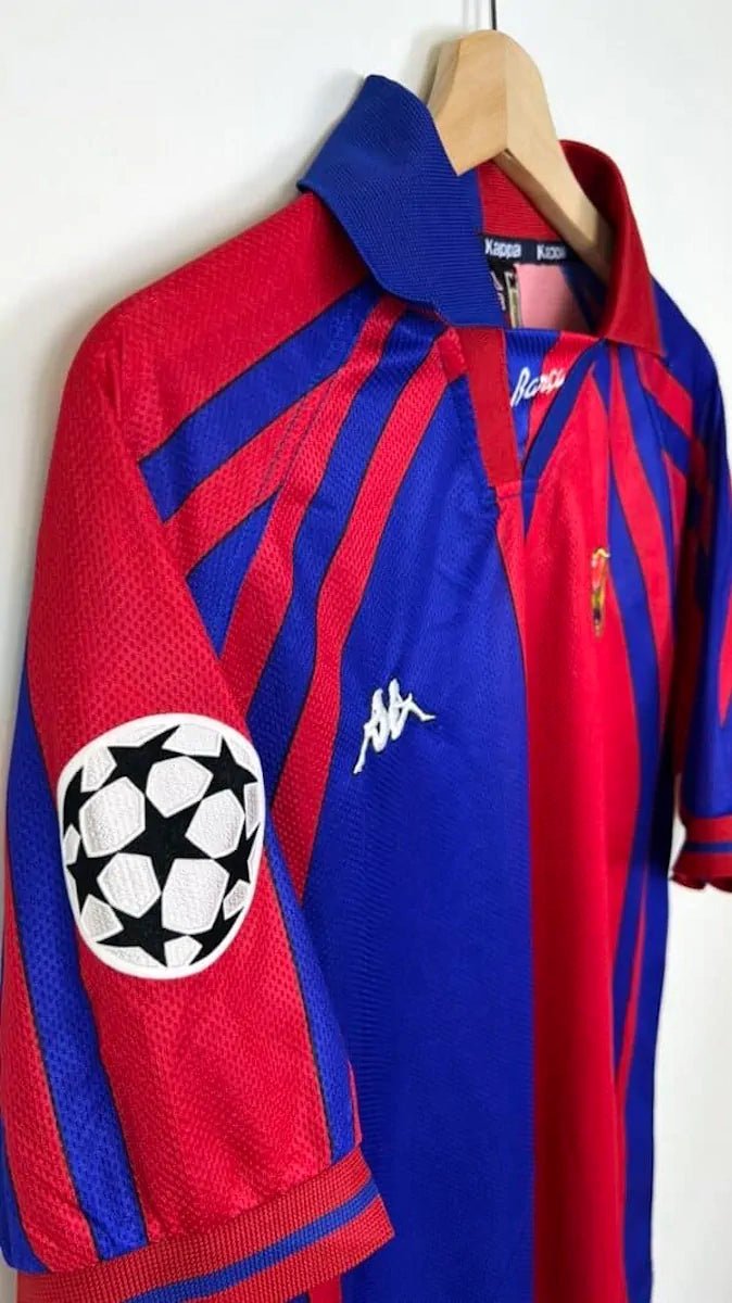 1997/98 Barcelone Domicile - Rivaldo 11 *CHAMPIONS LEAGUE* (M) - Iconic Football Shop