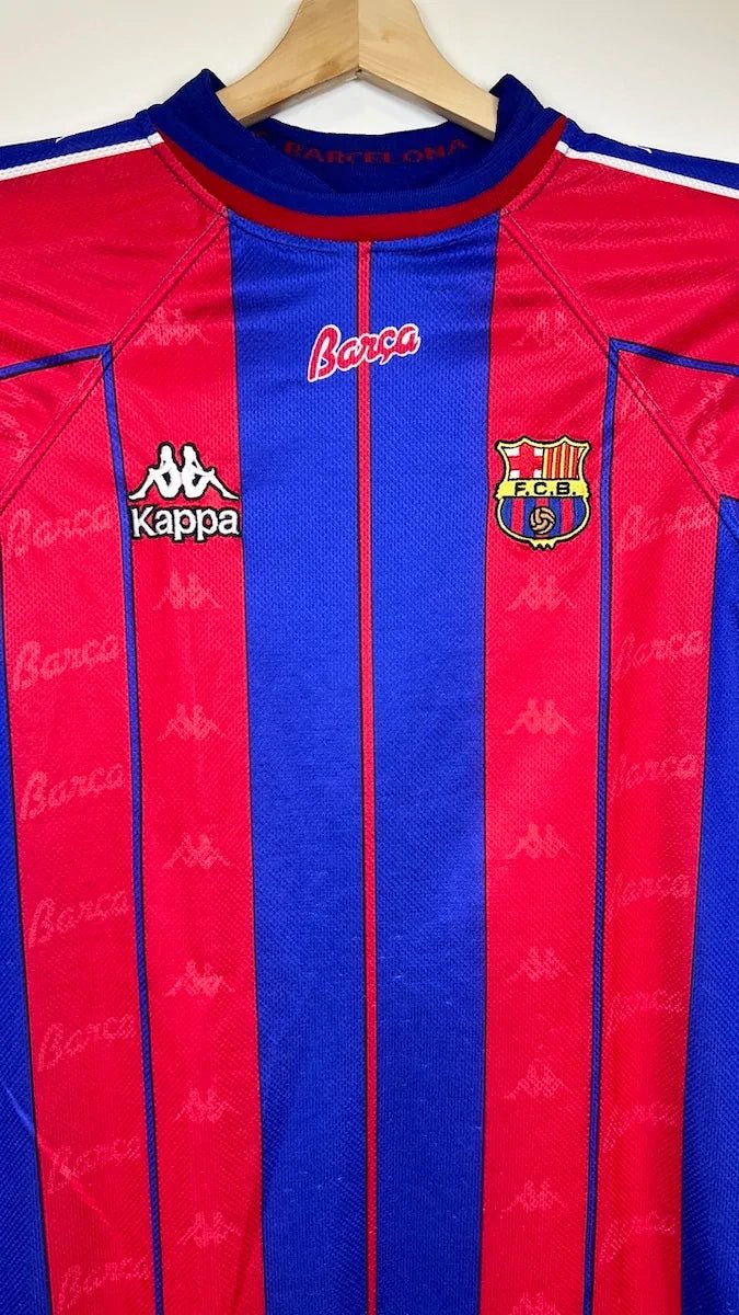 1997/98 Barcelone Domicile (XL) - Iconic Football Shop