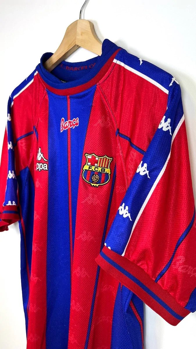 1997/98 Barcelone Domicile (XL) - Iconic Football Shop