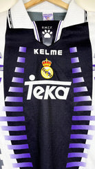 1997/98 Real Madrid Third - Karembeu 22 *PRÉPARÉ/PORTÉ* (XL) - Iconic Football Shop