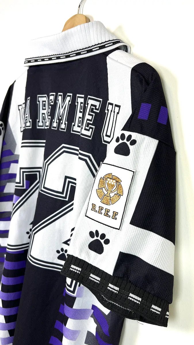 1997/98 Real Madrid Third - Karembeu 22 *PRÉPARÉ/PORTÉ* (XL) - Iconic Football Shop