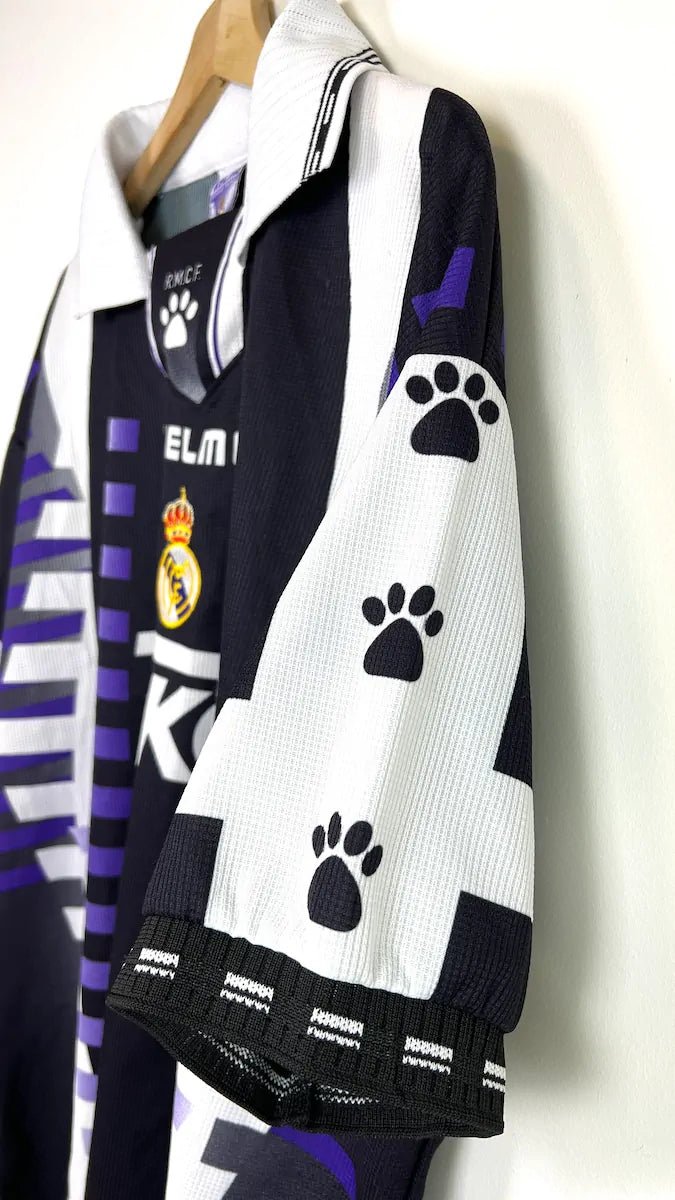 1997/98 Real Madrid Third - Karembeu 22 *PRÉPARÉ/PORTÉ* (XL) - Iconic Football Shop