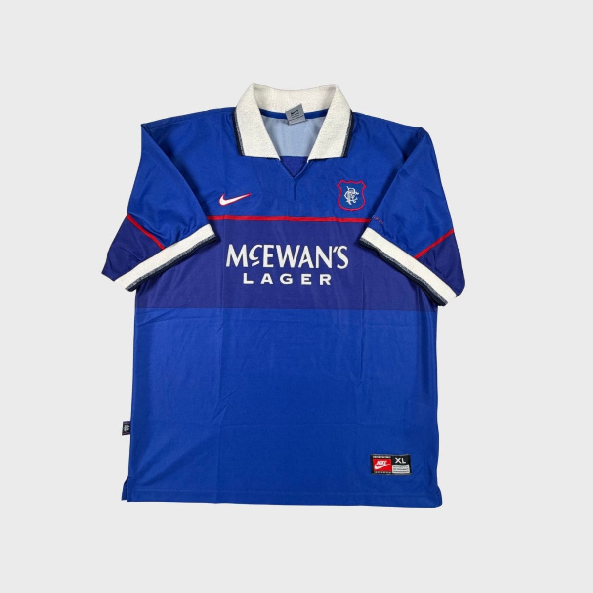 1997/99 Glasgow Rangers Domicile (XL) - Iconic Football Shop