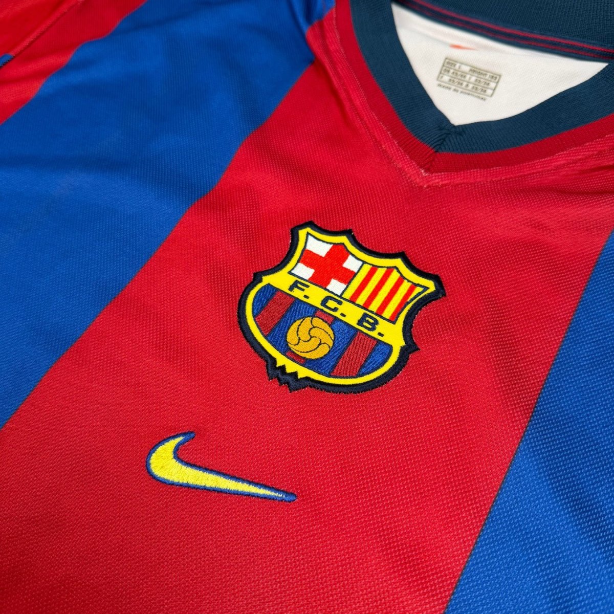 1998/00 Barcelone Domicile - Rivaldo 11 (L) - Iconic Football Shop