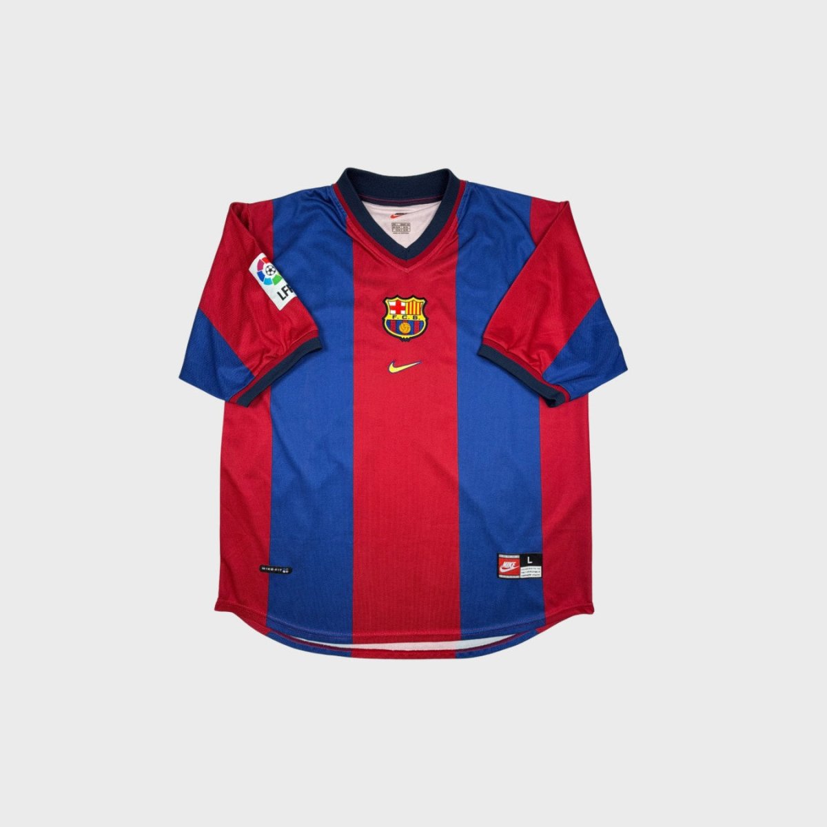 1998/00 Barcelone Domicile - Rivaldo 11 (L) - Iconic Football Shop