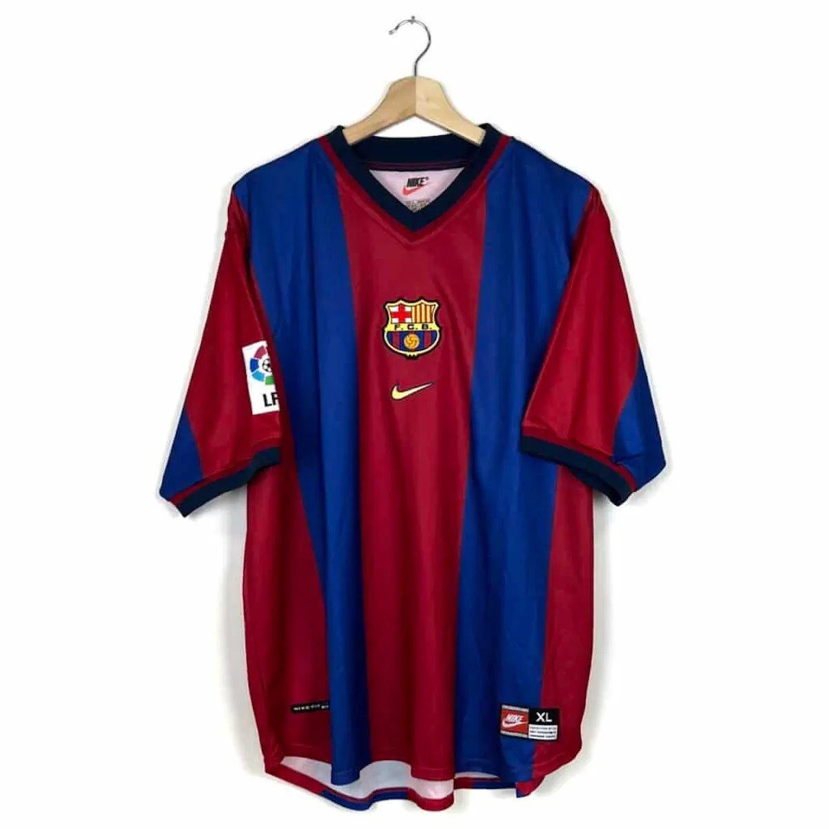1998/00 Barcelone Domicile - Rivaldo 11 (XL) - Iconic Football Shop