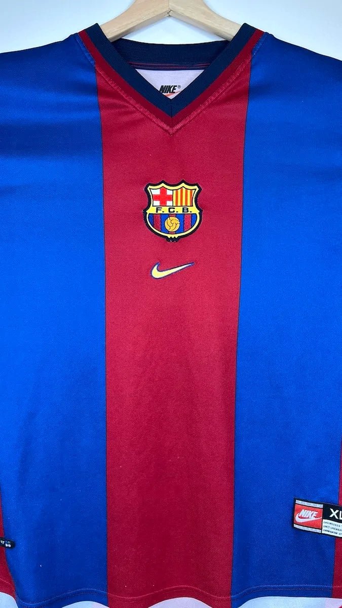1998/00 Barcelone Domicile (XL) - Iconic Football Shop