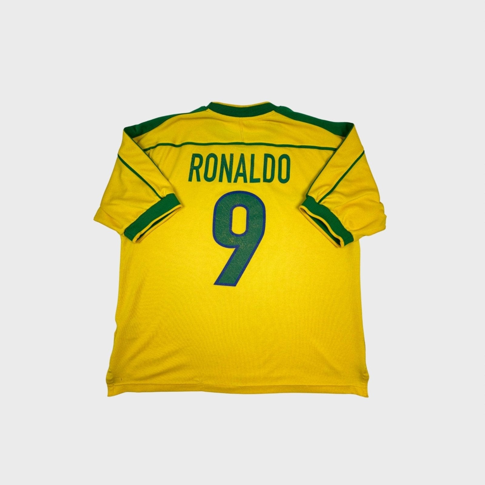 1998/00 Brésil Domicile - Ronaldo 9 (L) - Iconic Football Shop