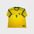 1998/00 Brésil Domicile - Ronaldo 9 (L) - Iconic Football Shop