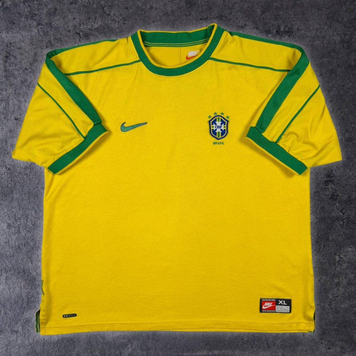 1998/00 Brésil Domicile (XL) - Iconic Football Shop