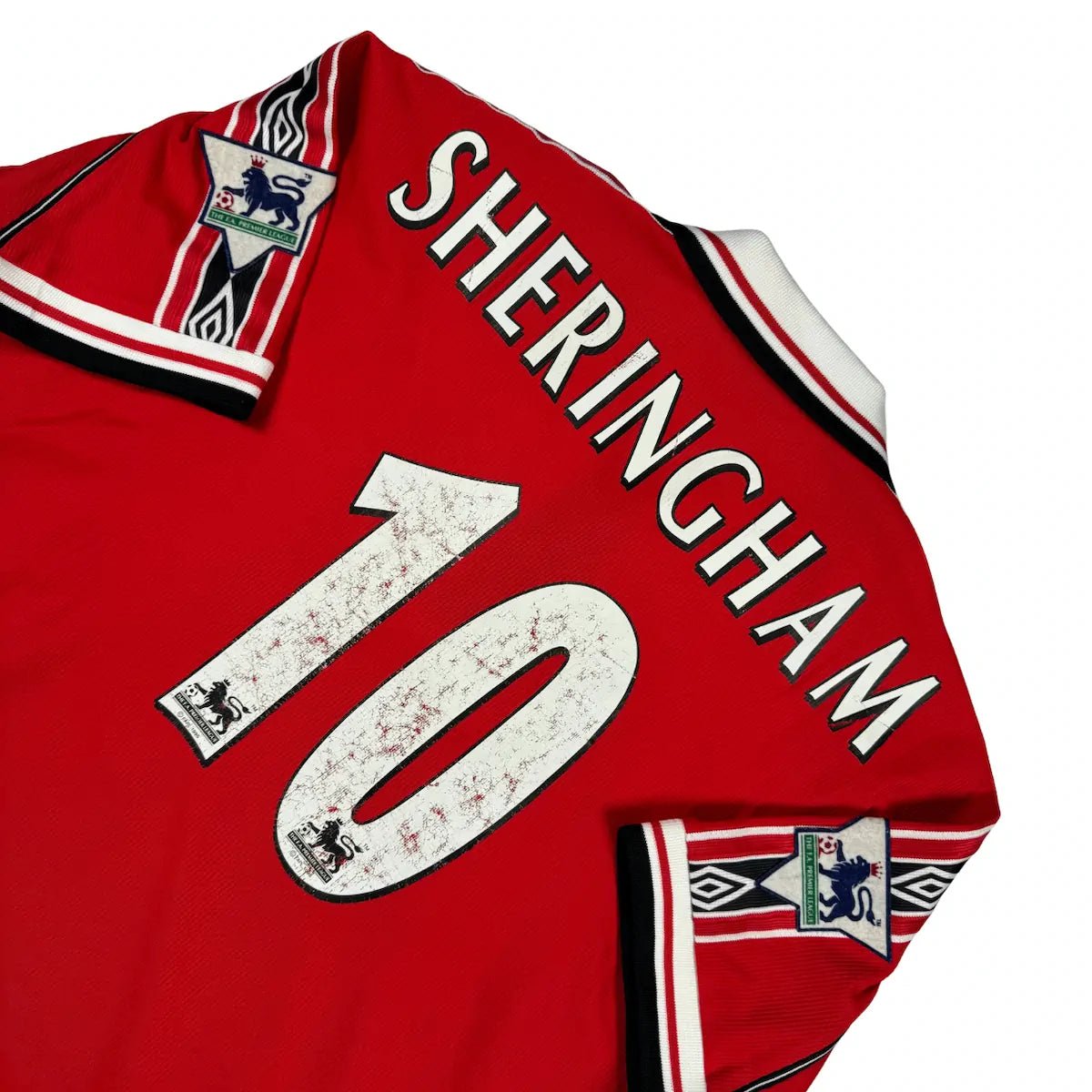1998/00 Manchester United Domicile - Sheringham 10 (L) - Iconic Football Shop