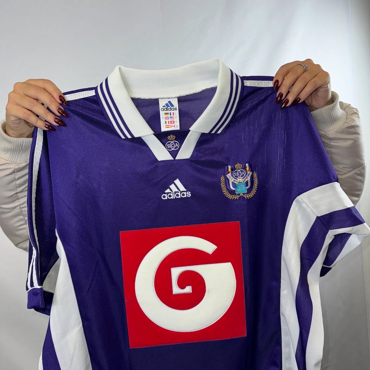 1998/99 Anderlecht Domicile - Aarst 8 (L) - Iconic Football Shop