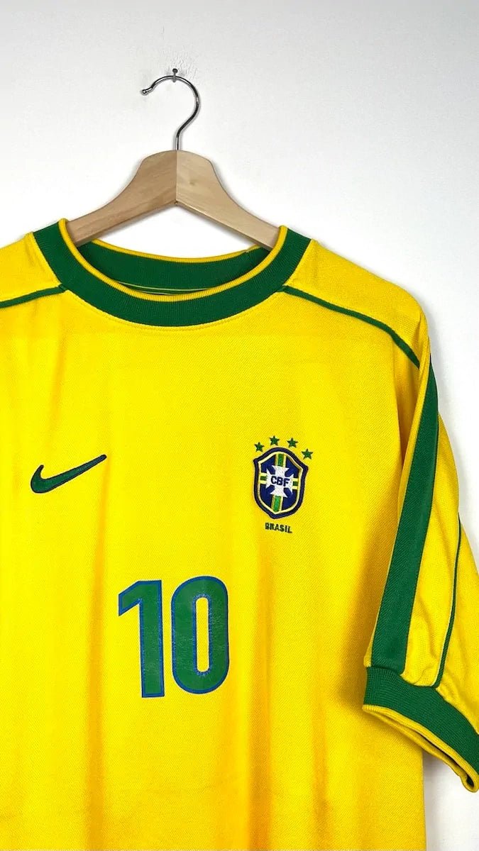 1998/99 Brésil Domicile - Rivaldo 10 (L) - Iconic Football Shop