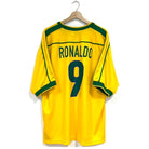 1998/99 Brésil Domicile - Ronaldo 9 (XL) - Iconic Football Shop