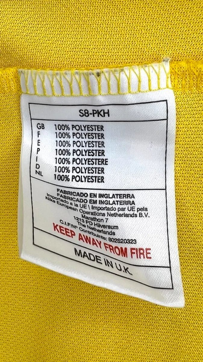 1998/99 Brésil Domicile (XL) - Iconic Football Shop