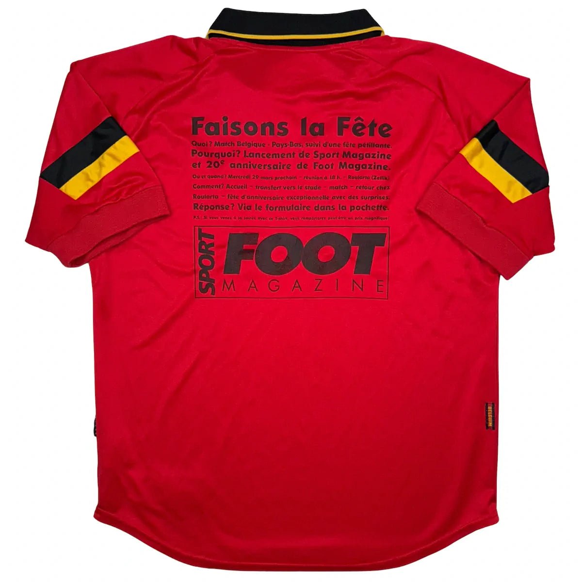 1999/00 Belgique Domicile (L) - Iconic Football Shop