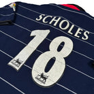 1999/00 Manchester United Extérieur - Scholes 18 (L) - Iconic Football Shop