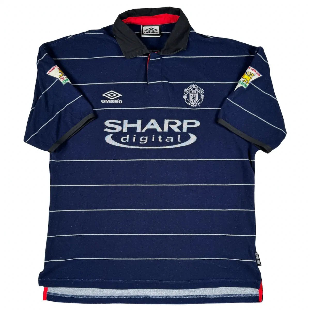 1999/00 Manchester United Extérieur - Scholes 18 (L) - Iconic Football Shop