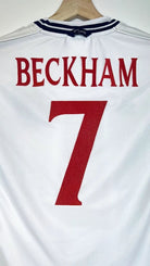 1999/01 Angleterre Domicile - Beckham 7 (M) - Iconic Football Shop