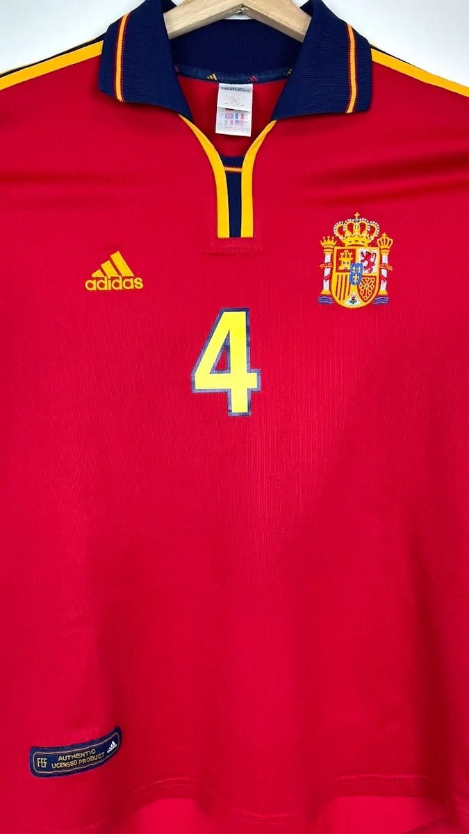 1999/02 Espagne Domicile - Guardiola 4 (L) - Iconic Football Shop
