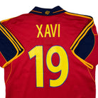 1999/02 Espagne Domicile - Xavi 19 (M) - Iconic Football Shop