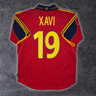 1999/02 Espagne Domicile - Xavi 19 (M) - Iconic Football Shop