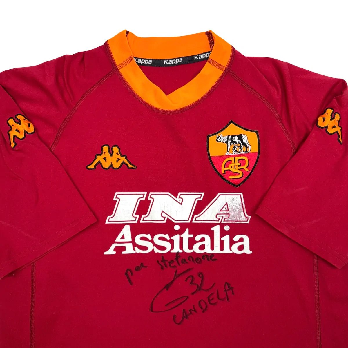 2000/01 AS Roma Domicile *SIGNÉ* (2XL) - Iconic Football Shop
