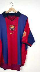 2000/01 Barcelone Domicile - Saviola 7 (L) - Iconic Football Shop