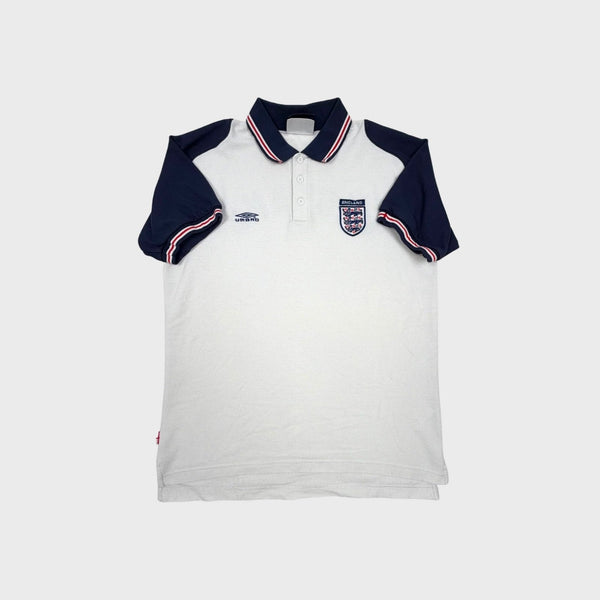 2000/02 Angleterre Polo (M) - Iconic Football Shop
