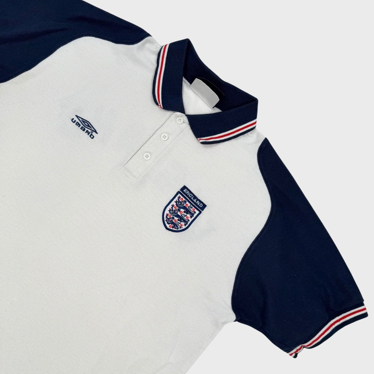 2000/02 Angleterre Polo (M) - Iconic Football Shop
