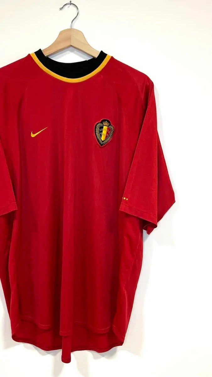 2000/02 Belgique Domicile (XL) - Iconic Football Shop