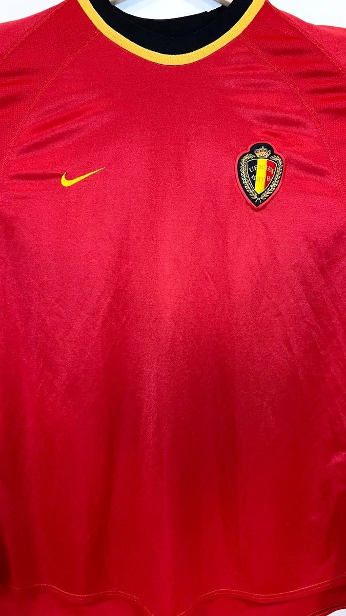 2000/02 Belgique Domicile (XL) - Iconic Football Shop