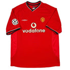 2000/02 Manchester United Domicile - Beckham 7 *CHAMPIONS LEAGUE* (XL) - Iconic Football Shop