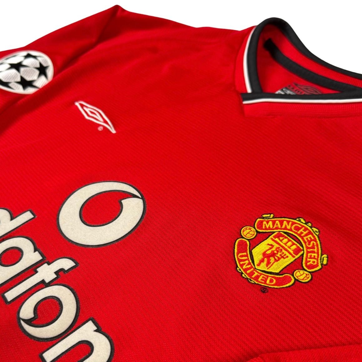 2000/02 Manchester United Domicile - Beckham 7 *CHAMPIONS LEAGUE* (XL) - Iconic Football Shop