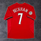 2000/02 Manchester United Domicile - Beckham 7 *CHAMPIONS LEAGUE* (XL) - Iconic Football Shop
